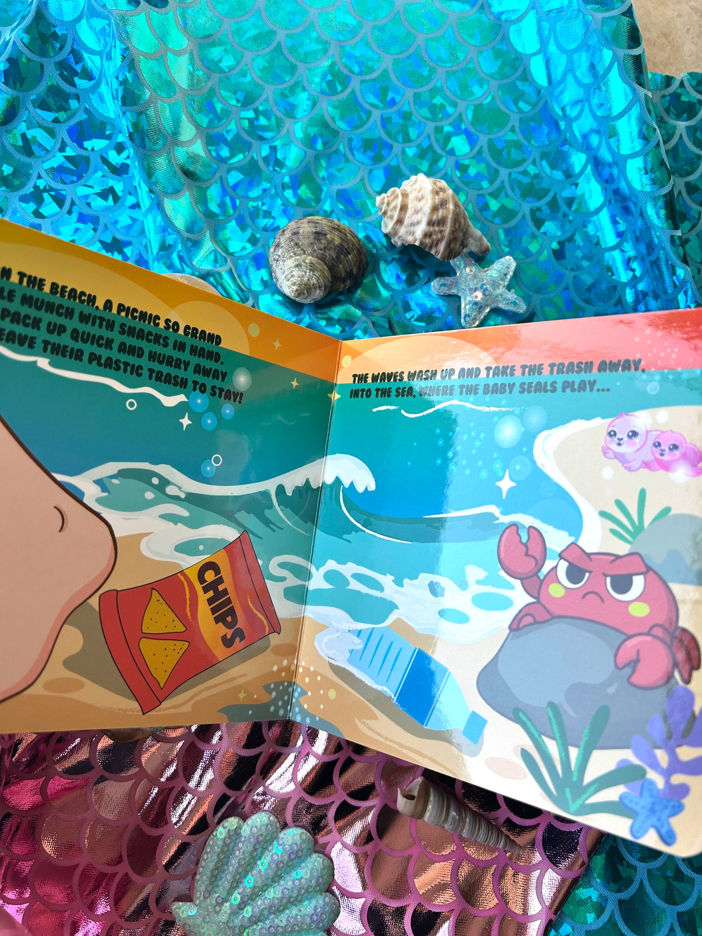 PREORDER Seaglimmers™ Baby Seal Rescue Board Book