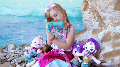 Seaglimmers Jewel Glimmer Doll + Baby Seal Rescue Board Book Set