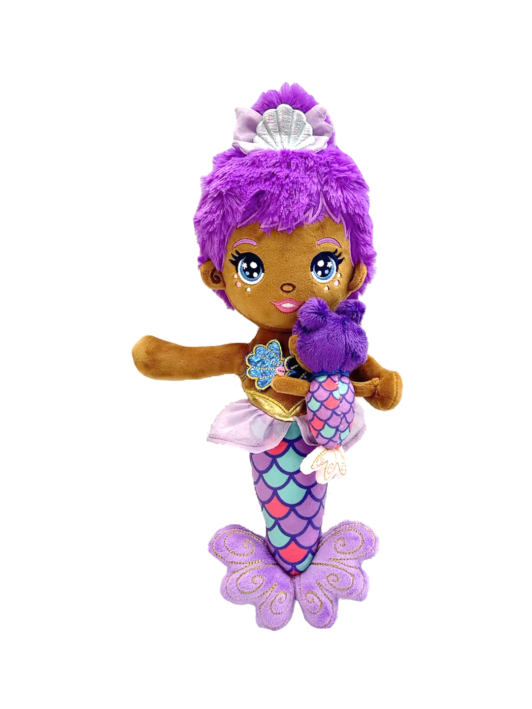 COMING SOON Mama Glimmer 14" Mermaid Doll — Medium Skintone